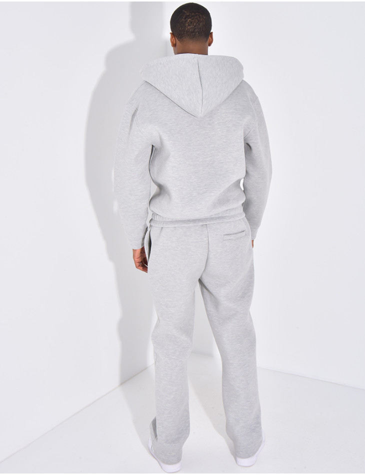 Ensemble pantalon et veste à capuche avec coeur