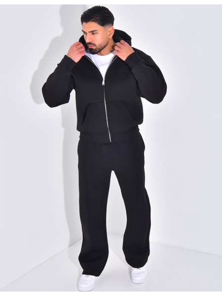 Ensemble pantalon et veste à capuche avec coeur