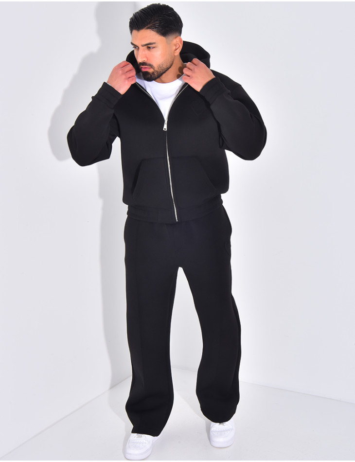 Ensemble pantalon et veste à capuche avec coeur