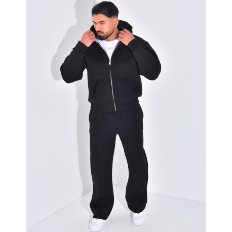 Ensemble pantalon et veste à capuche avec coeur