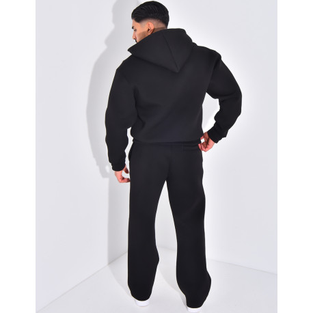 Ensemble pantalon et veste à capuche avec coeur