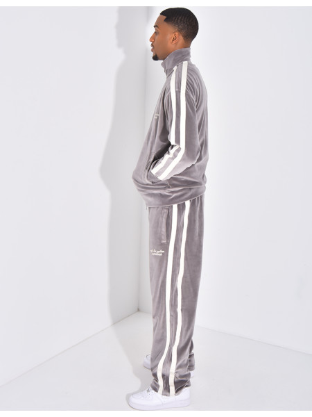 Ensemble tout doux pantalon et veste "off the systeme"