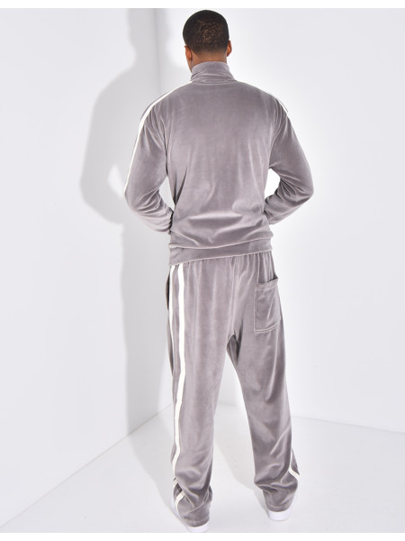 Ensemble tout doux pantalon et veste "off the systeme"