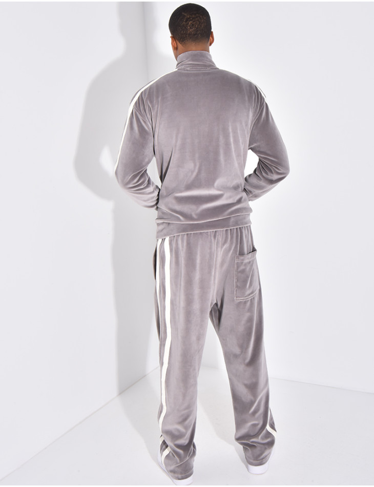 Ensemble tout doux pantalon et veste "off the systeme"