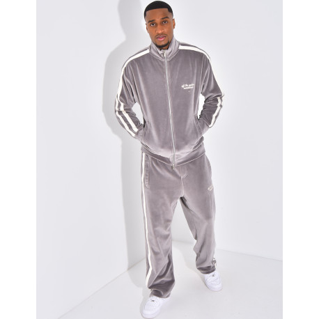 Ensemble tout doux pantalon et veste "off the systeme"