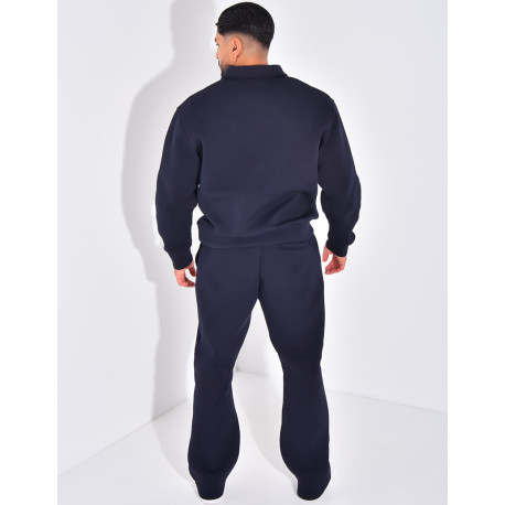 Ensemble pantalon et sweat à col zippé