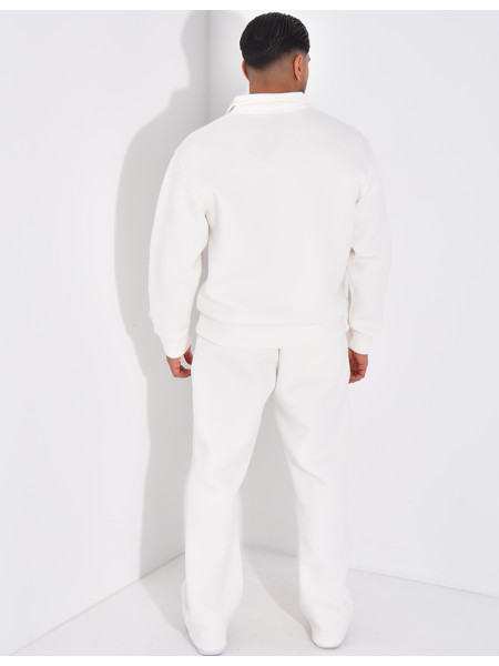 Ensemble pantalon et sweat à col zippé