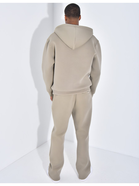 Ensemble pantalon et veste avec motifs en perles