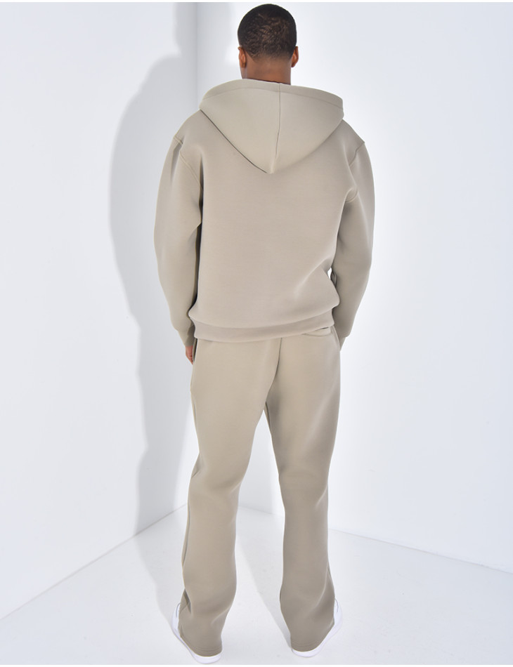 Ensemble pantalon et veste avec motifs en perles