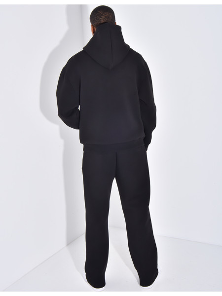 Ensemble pantalon et veste avec motifs en perles