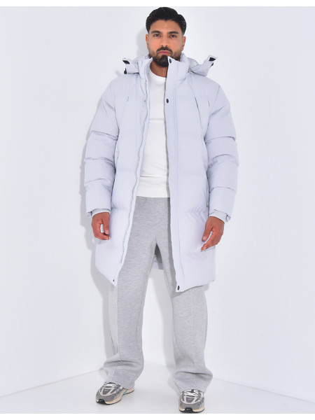 Doudoune longue matelassée