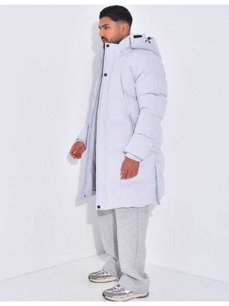 Doudoune longue matelassée