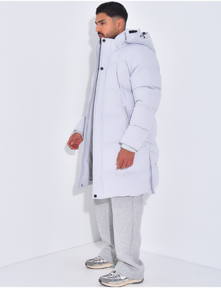 Doudoune longue matelassée