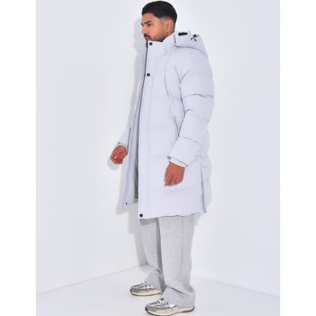 Doudoune longue matelassée