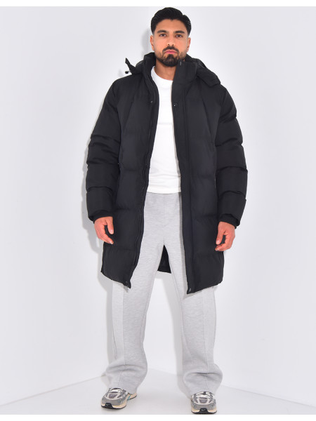 Doudoune longue matelassée