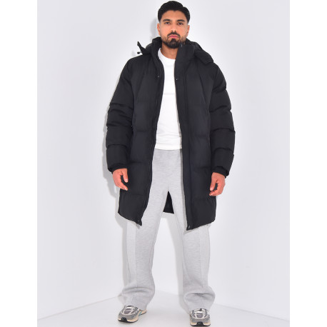 Doudoune longue matelassée