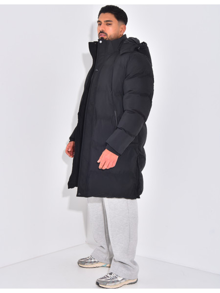 Doudoune longue matelassée