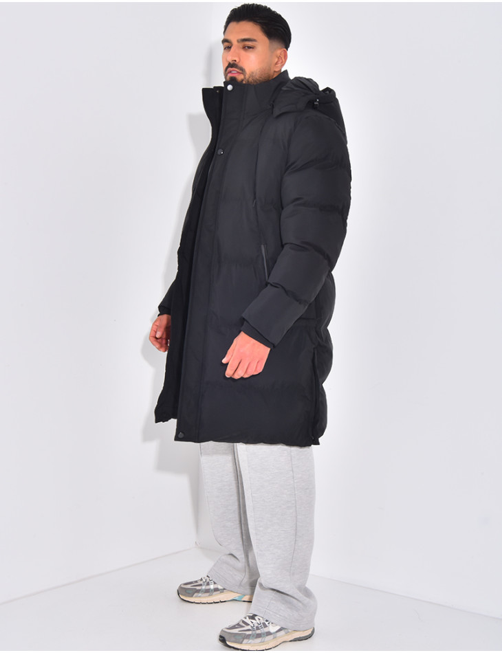 Doudoune longue matelassée