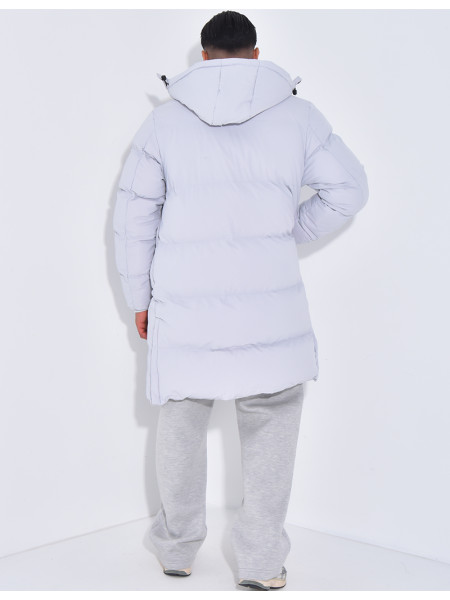 Doudoune longue matelassée