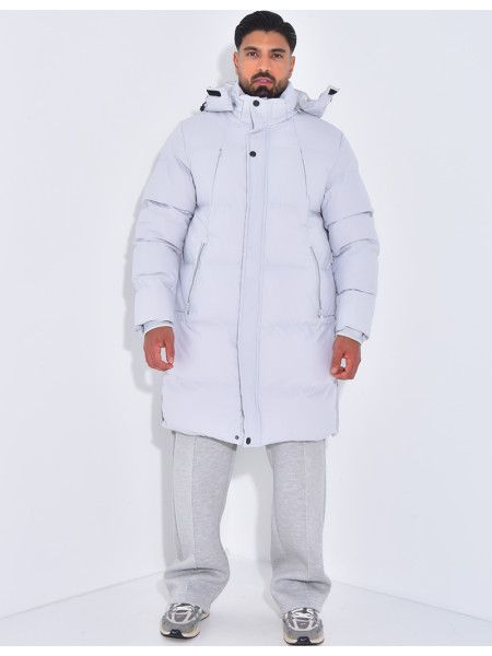 Doudoune longue matelassée