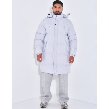 Doudoune longue matelassée