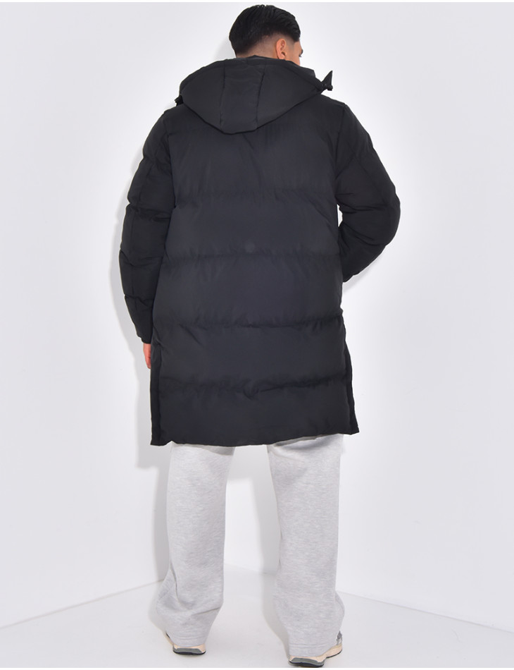 Doudoune longue matelassée