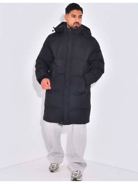 Doudoune longue matelassée