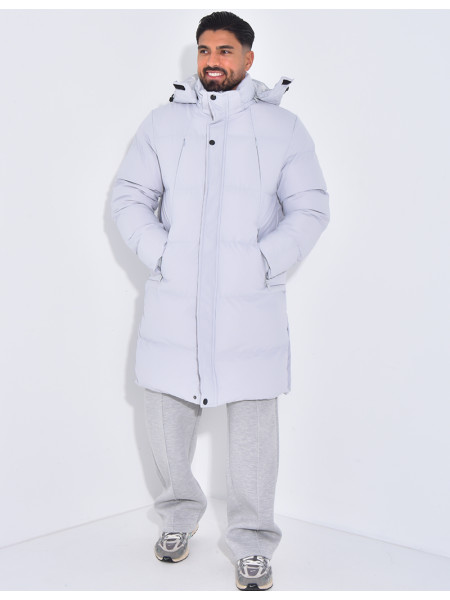 Doudoune longue matelassée