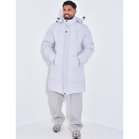 Doudoune longue matelassée