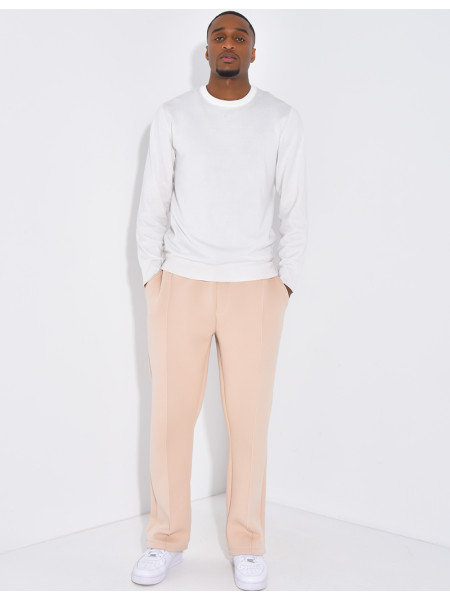 Pantalon de jogging à couture contrastante