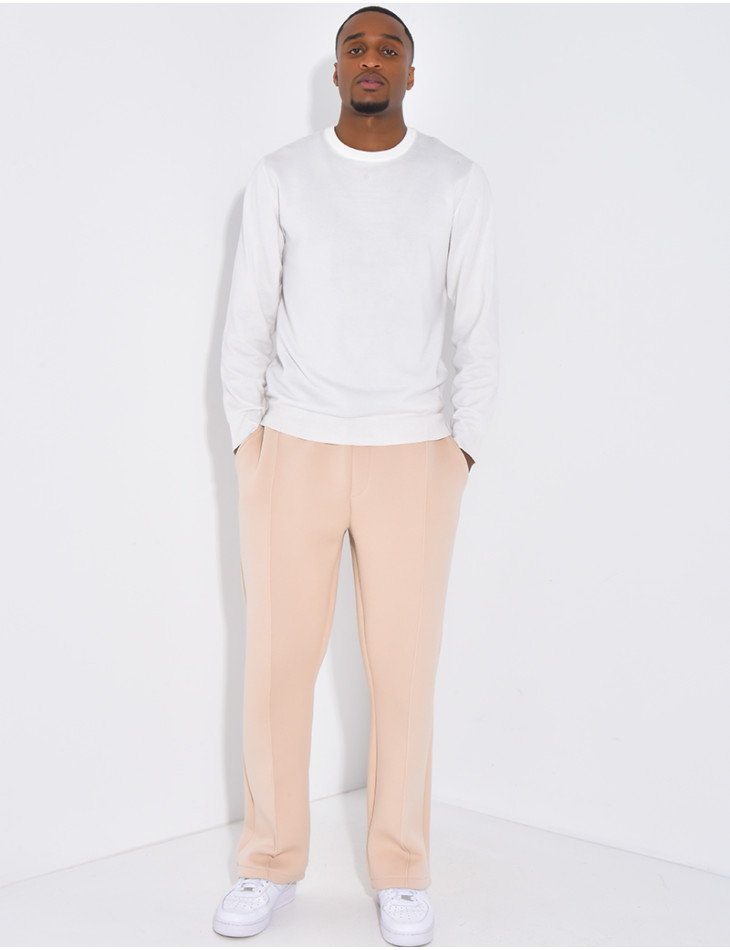 Pantalon de jogging à couture contrastante