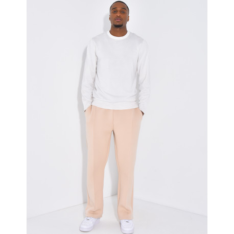 Pantalon de jogging à couture contrastante