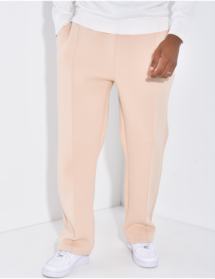 Pantalon de jogging à couture contrastante