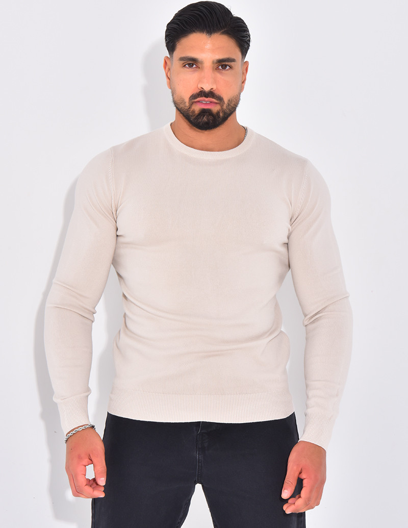 Dünner Pullover mit...