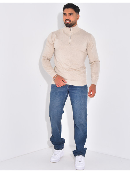 Pull fin col camionneur