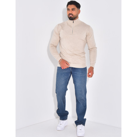 Pull fin col camionneur