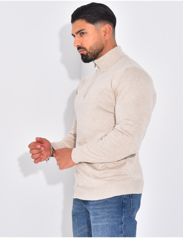 Pull fin col camionneur