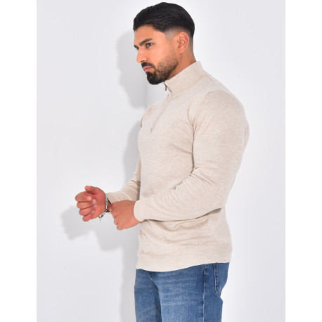 Pull fin col camionneur