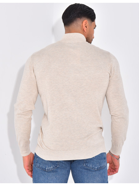 Pull fin col camionneur