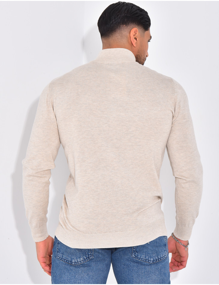Pull fin col camionneur