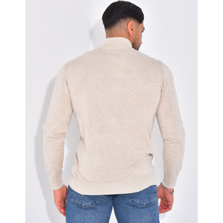 Pull fin col camionneur