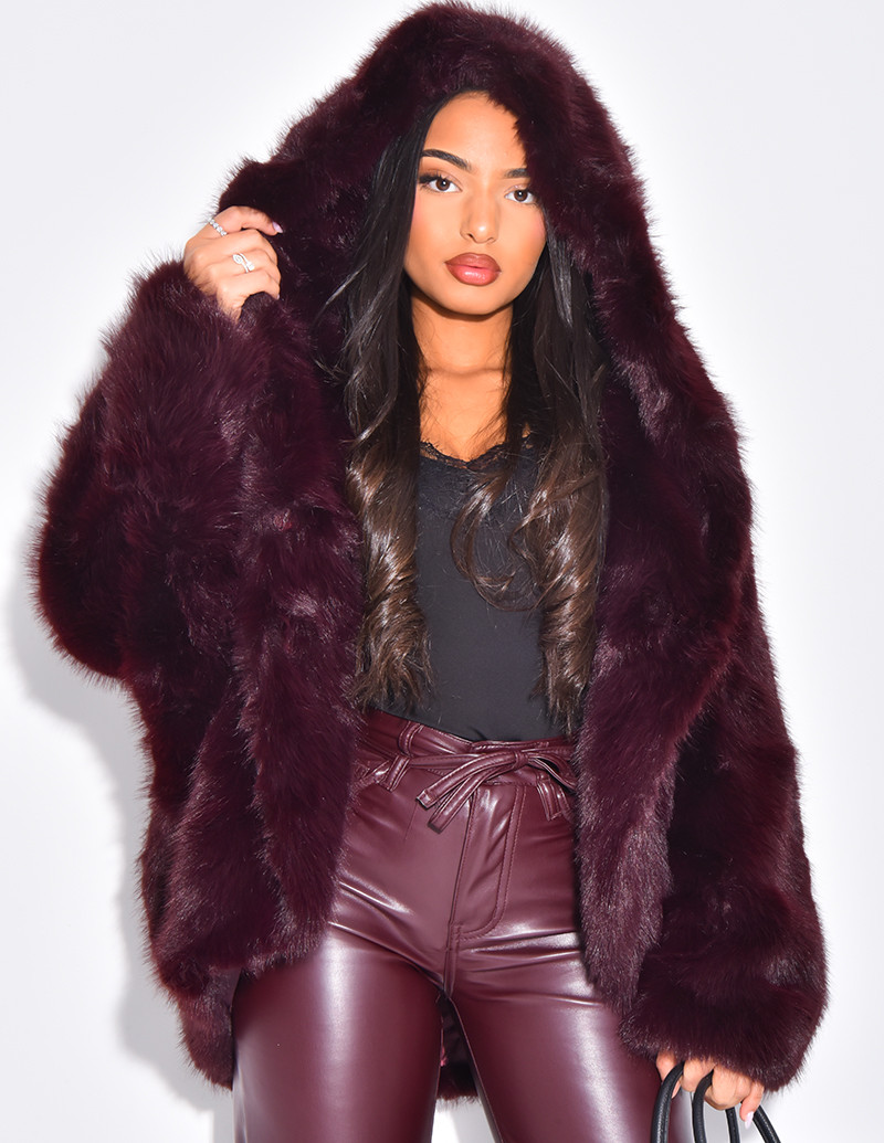 Veste courte en fausse...