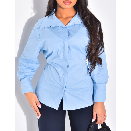 Chemise cintrée à nouer dans le dos