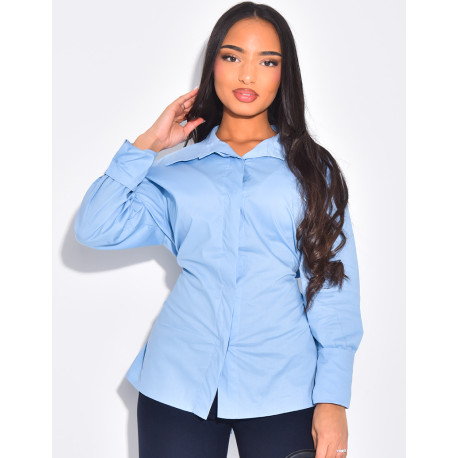 Chemise cintrée à nouer dans le dos
