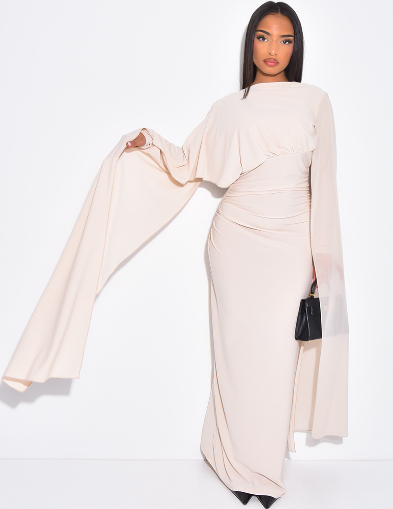 Robe longue et moulante...