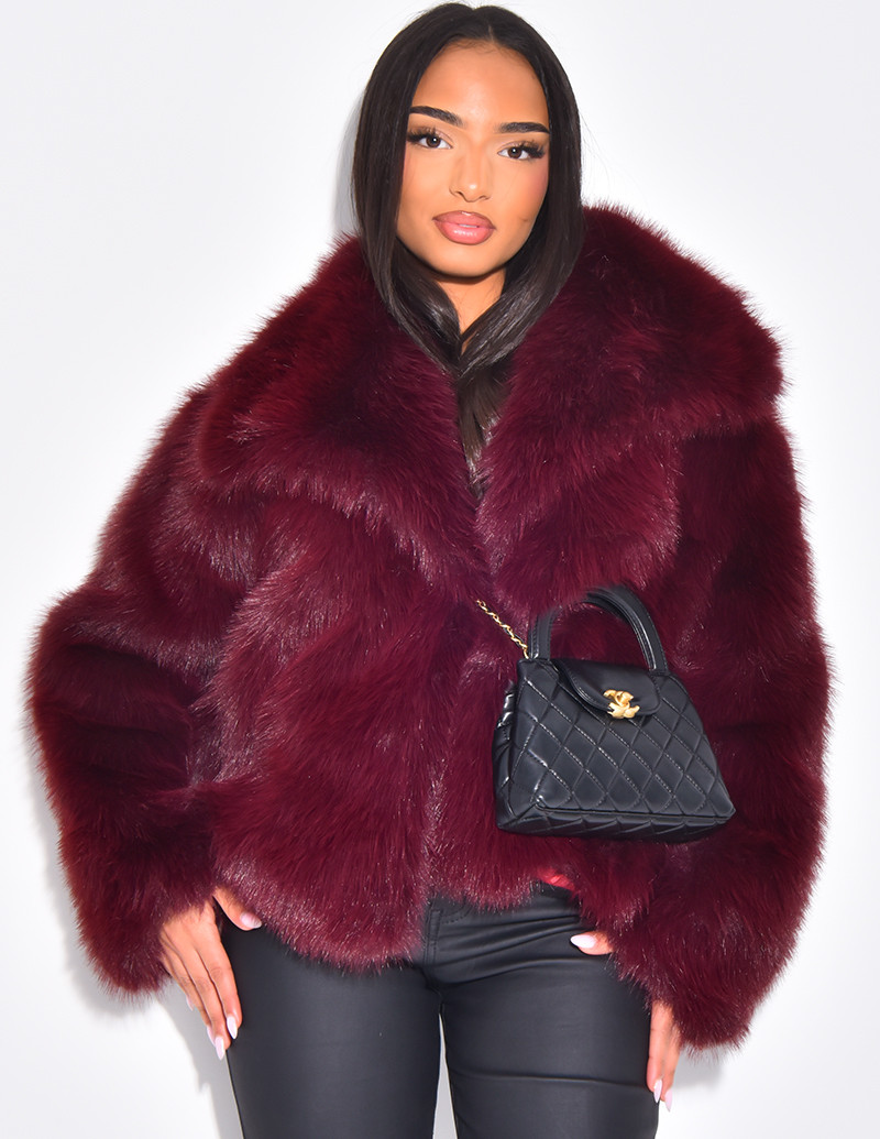 Veste courte en fausse...