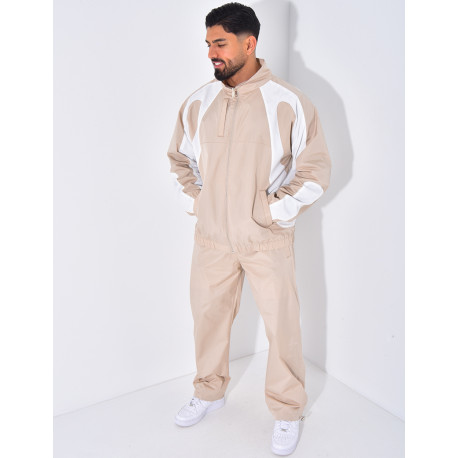 Ensemble fin pantalon et veste à capuche