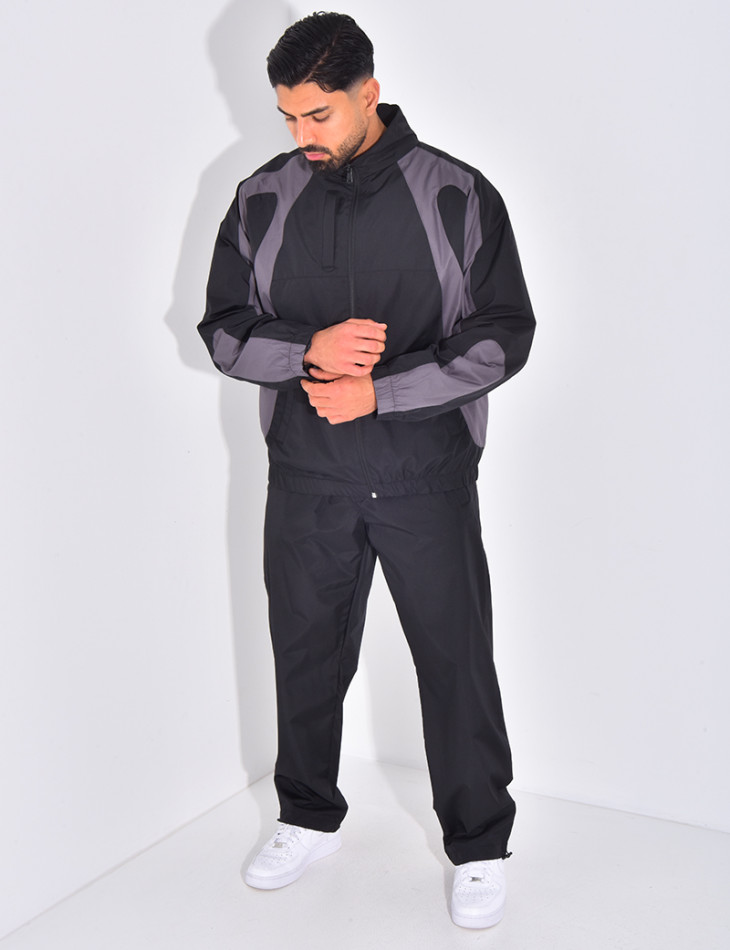 Ensemble fin pantalon et veste à capuche