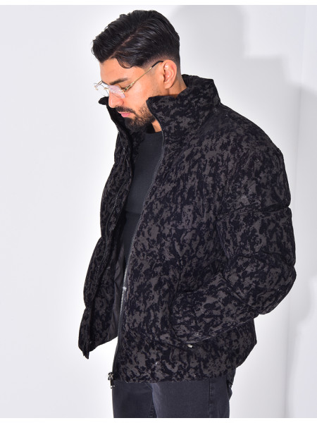 Doudoune matelassée à motifs