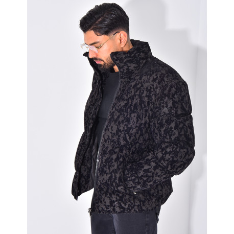 Doudoune matelassée à motifs